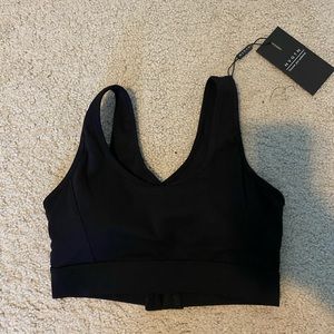 Brand new black allure size small sports bra